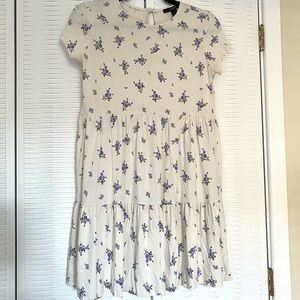 Forever 21 off white flower dress